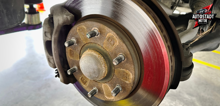 Fiat brake disk polishing