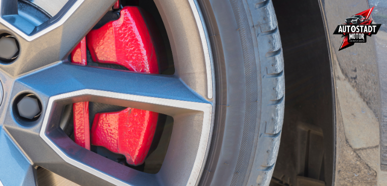 Bugatti caliper paint repair