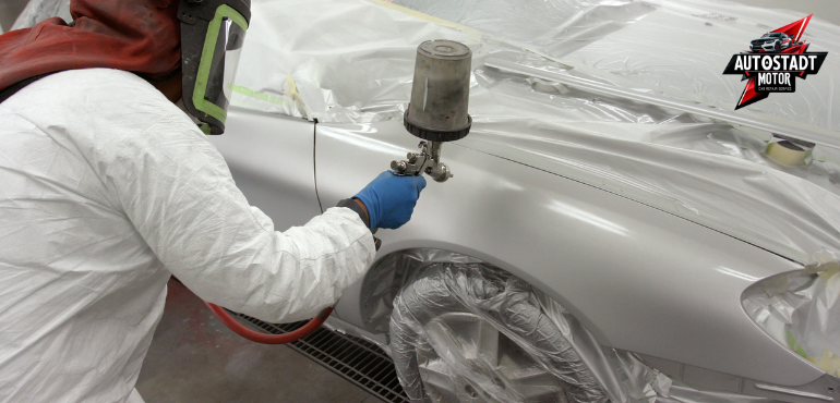 Bugatti paint repair