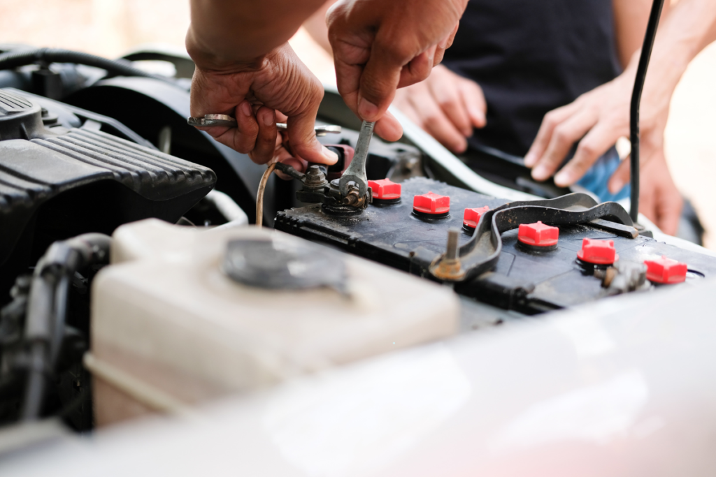 Car Battery Changing