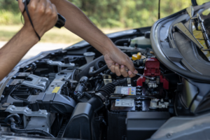 Car battery nearby