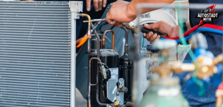 Toyota AC leak repair