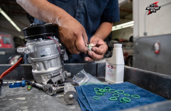 BMW AC Compressor Change