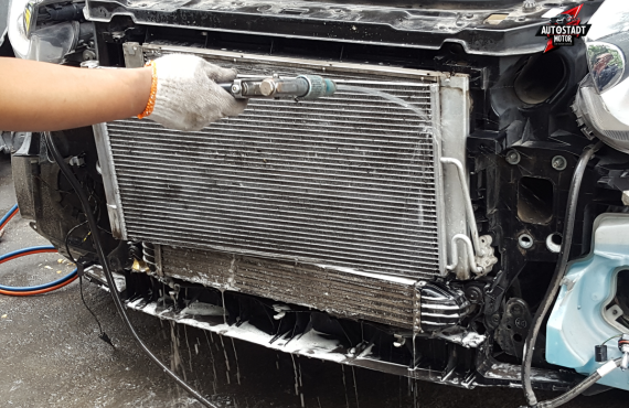 Bugatti AC Condenser Change