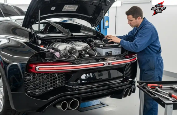 Bugatti Battery Change