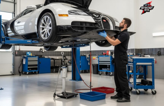 Bugatti Oil Change
