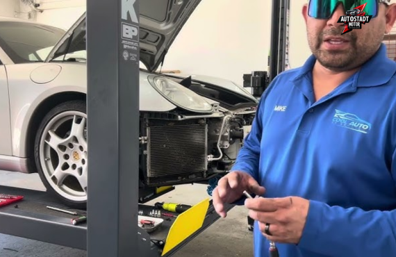Porsche AC Condenser Change