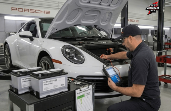 Porsche Battery Change