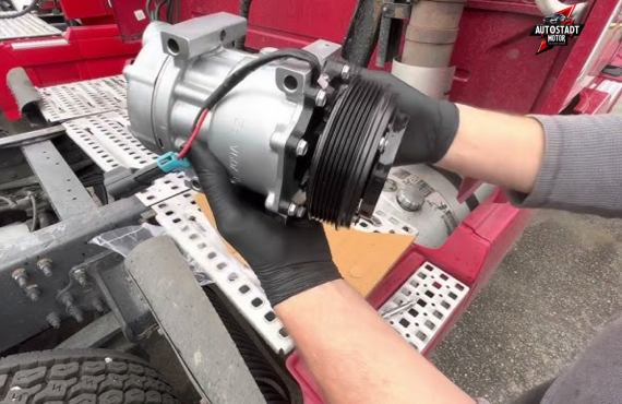 Volvo AC Compressor Change