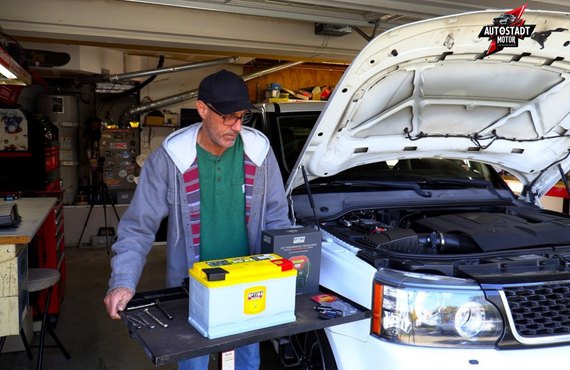 Range Rover Battery Change