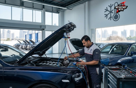 Rolls Royce AC Condenser Change