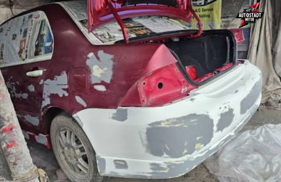 Mitsubishi denting painting