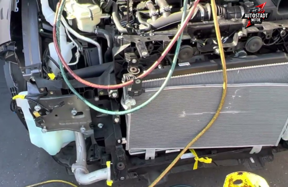 Opel ac condenser change