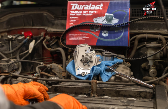 Opel water pump repair