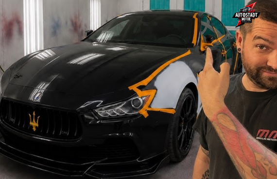 Maserati paint repair