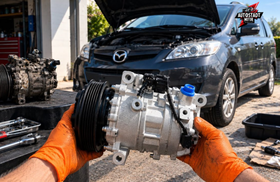 Mazda ac compressor change