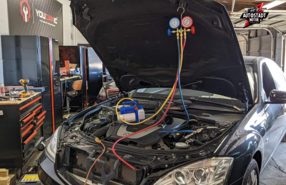 Mazda ac gas refill