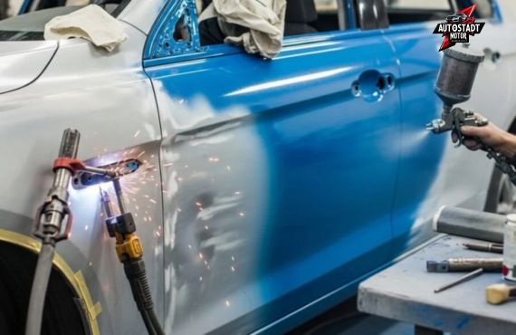 Mazda denting painting