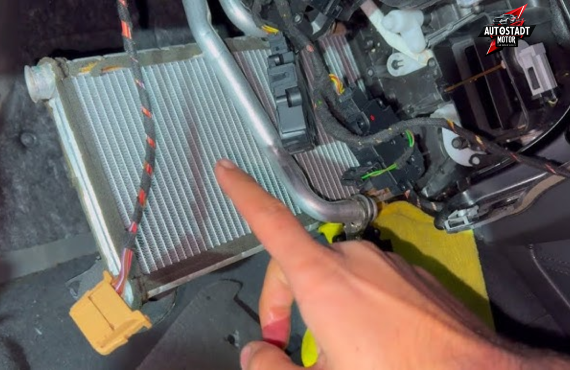 Mazda evaporator change