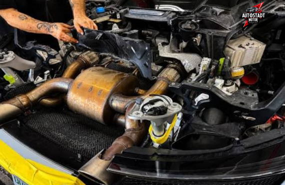 McLaren radiator repair