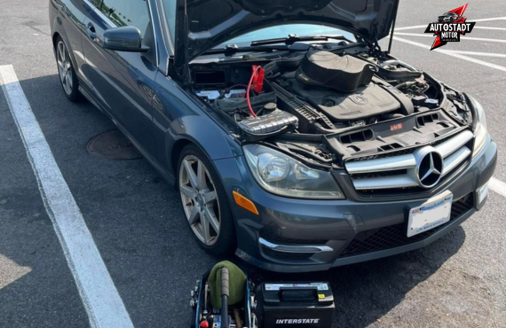 Mercedes battery change