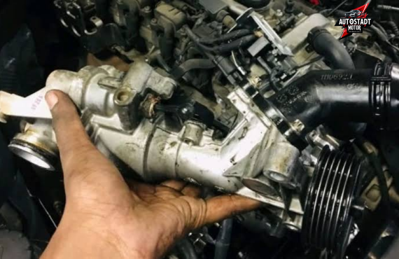 Mercedes coolant leak repair