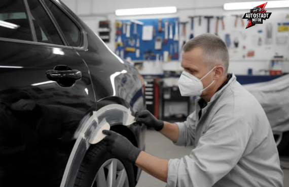 Mercedes paint repair