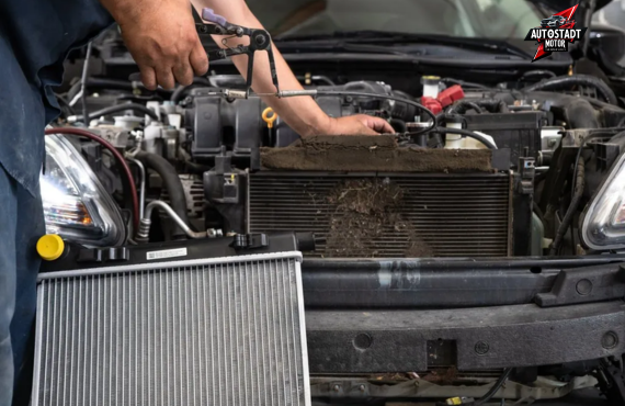 Mercedes radiator repair