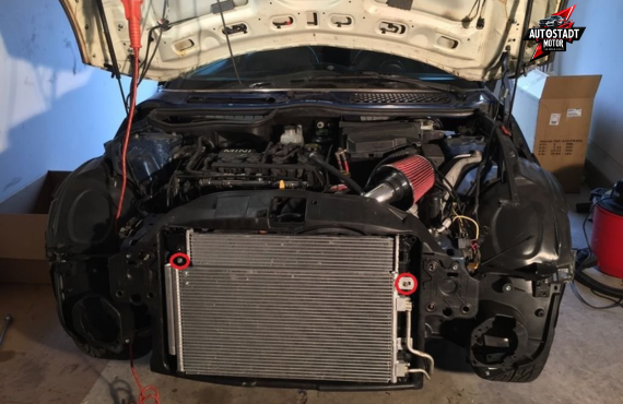Mini Cooper ac condenser change