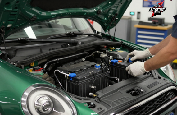 Mini Cooper battery change